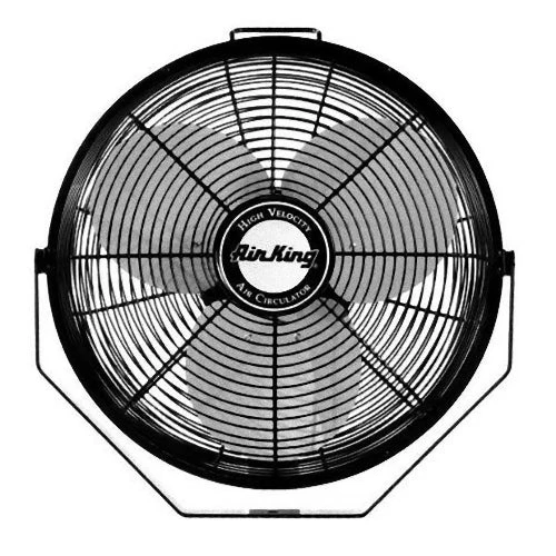 Air King 9318 18" 1/6 HP Industrial Grade High Velocity Pivoting Multi Mount Fan 8 Air King 9318 18" 1/6 HP Industrial Grade High Velocity Pivoting Multi Mount Fan
