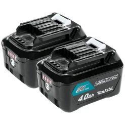 Makita BL1041B-2 12-Volt Max 4.0-Amp CXT LED Lithium-Ion Charging Battery - 2pk