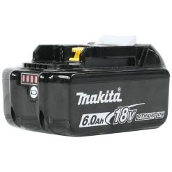 Makita BL1860B-2 18-Volt 6.0Ah Integrated LED LXT Lithium-Ion Battery - 2pk