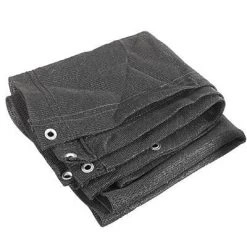 Weather Guard Lawn & Outdoor Power Black Mesh 10x20 Heavy Duty UV Screen Shade Canopy Patio Yard Tarp Sun Cover