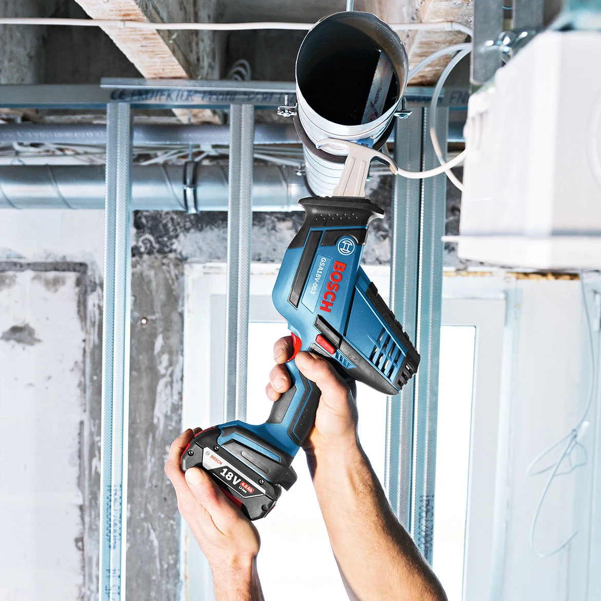 Tools & Equipment Bosch GSA18V-083B 18-Volt Compact Lithium-Ion Reciprocating Saw - Bare Tool 9 Tools & Equipment Bosch GSA18V-083B 18-Volt Compact Lithium-Ion Reciprocating Saw - Bare Tool