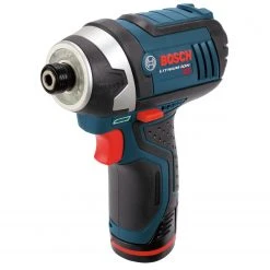 Bosch PS41-2A 12-Volt 1/4-Inch Max Lithium-Ion Fuel Guage Impact Driver Kit Tools & Equipment