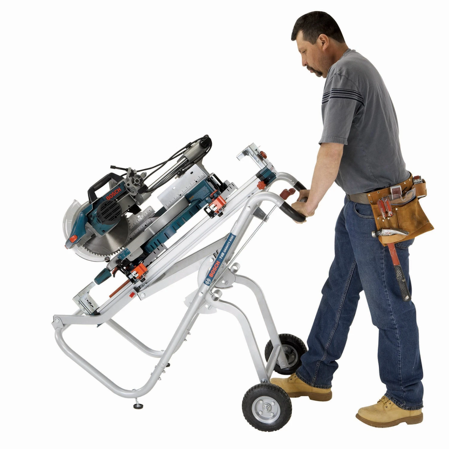 Power Tools Bosch T4B 16-Foot Rapid Release Tool Mount Miter Saw Gravity-Rise Stand 6 Power Tools Bosch T4B 16-Foot Rapid Release Tool Mount Miter Saw Gravity-Rise Stand