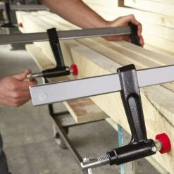 Bessey PZ4.012 12 X 4-Inch Throat 1,320 Lbs Steel Rapid Action Bar Clamp Tools & Equipment