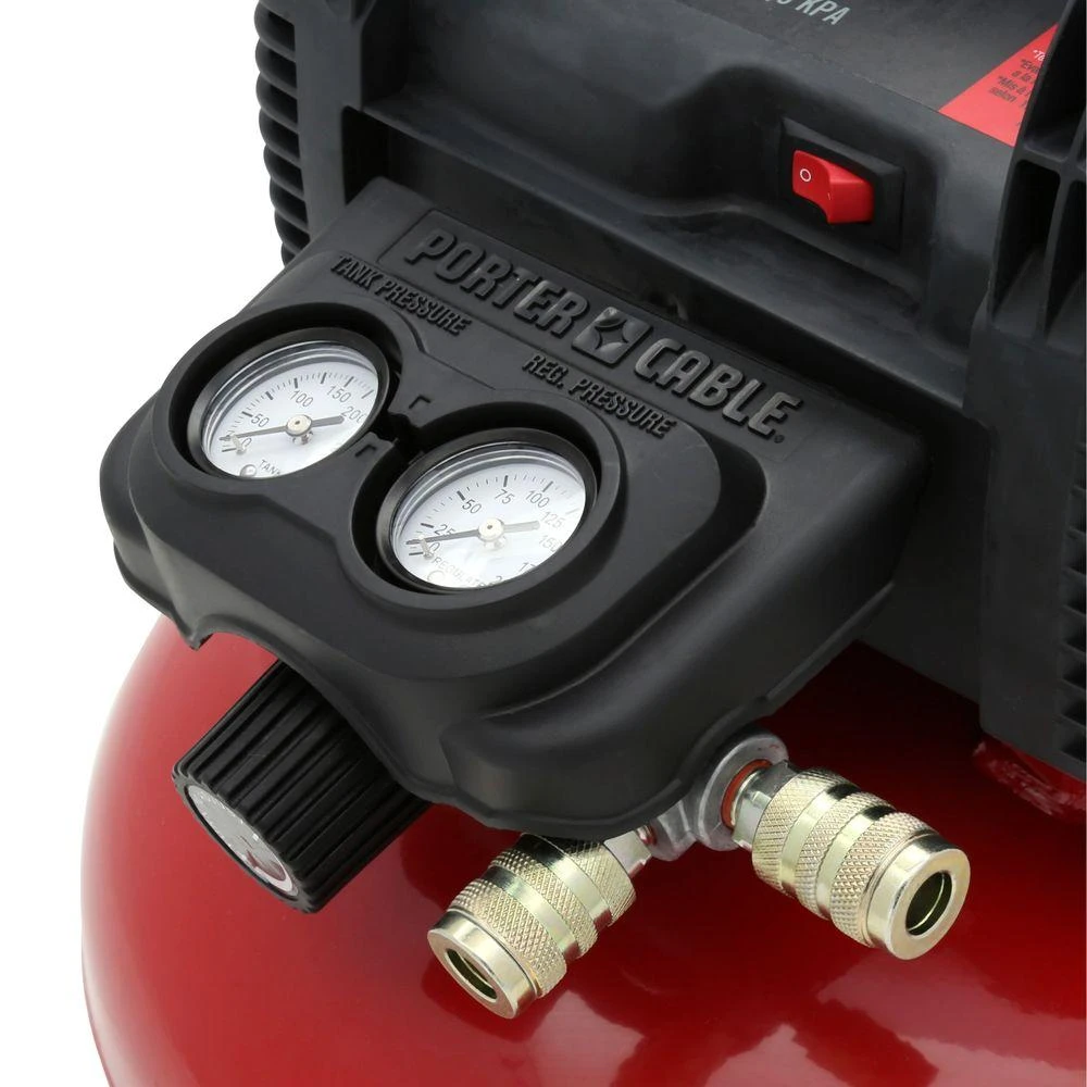 Tools & Equipment Porter-Cable C2002 150 PSI 6 Gallon Oil-Free Pancake Air Compressor 5 Tools & Equipment Porter-Cable C2002 150 PSI 6 Gallon Oil-Free Pancake Air Compressor