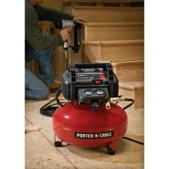 Tools & Equipment Porter-Cable C2002 150 PSI 6 Gallon Oil-Free Pancake Air Compressor 15 Tools & Equipment Porter-Cable C2002 150 PSI 6 Gallon Oil-Free Pancake Air Compressor