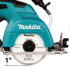 Tools & Equipment Makita CC02R1 12-Volt Max CXT 3-3/8-Inch Lithium-Ion Tile/Glass Saw Kit