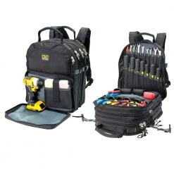 Custom Leather Craft 1132 75 Pocket Maintenance Tool Work Pack Backpack