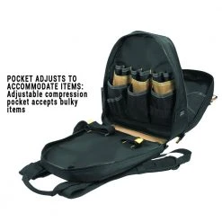 Tools & Equipment Custom Leather Craft 1134 44-Pocket Padded Straps Backpack Tool Work Bag