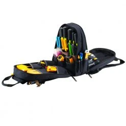 Tools & Equipment Custom Leather Craft 1134 44-Pocket Padded Straps Backpack Tool Work Bag