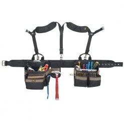 CLC Custom Leather Craft 1614 20-Pocket/5-Piece Comfortlift Combo Tool System