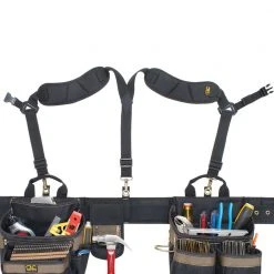 CLC Custom Leather Craft 1614 20-Pocket/5-Piece Comfortlift Combo Tool System