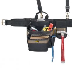 CLC Custom Leather Craft 1614 20-Pocket/5-Piece Comfortlift Combo Tool System