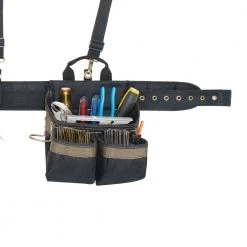 CLC Custom Leather Craft 1614 20-Pocket/5-Piece Comfortlift Combo Tool System