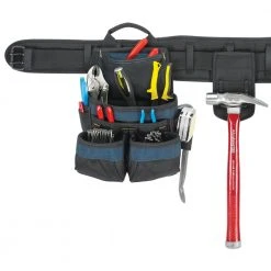 Custom Leather Craft 2605 20 Pocket 4-Pc Carpenters Tool Belt Combo Tools & Equipment