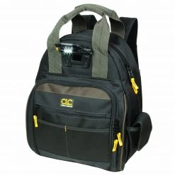 Custom Leather Craft Custom Leathercraft L255 53-Pocket Tech Gear Built In LED Lighted Back Pack