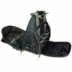 Custom Leather Craft Custom Leathercraft L255 53-Pocket Tech Gear Built In LED Lighted Back Pack