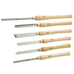 Tools & Equipment Shop Fox D2304 Durable High Speed Steel Deluxe Lathe Chisels Set - 6pc
