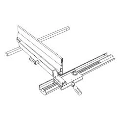 Shop Fox D3575 Heavy Duty Aluminum Resaw Fence For W1729 Bandsaw