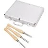 Shop Fox D3782 3 Pc. Hss Lathe Chisel Set With Protective Aluminum Case