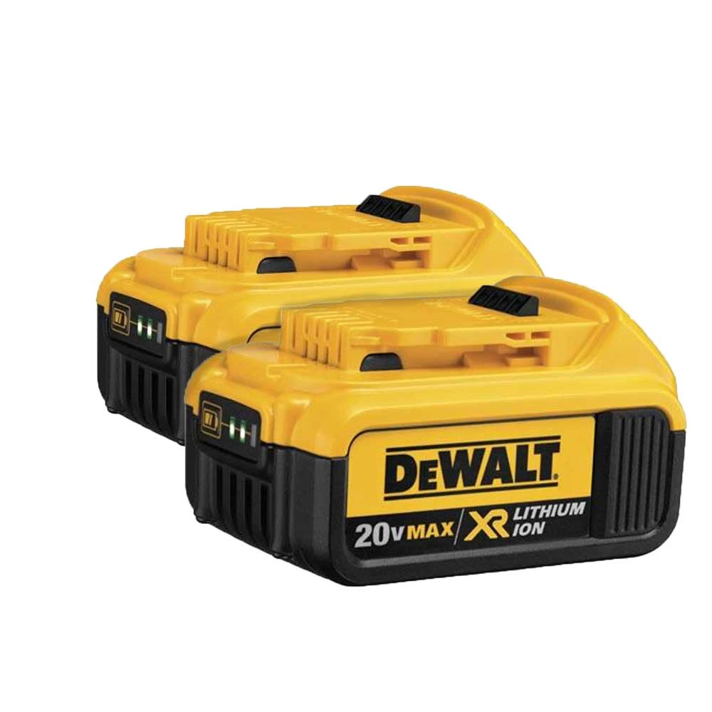 DeWALT DCB204-2 20V MAX XR Lithium Ion 4Ah Battery Tool Pack 2 Pack 3 DeWALT DCB204-2 20V MAX XR Lithium Ion 4Ah Battery Tool Pack 2 Pack