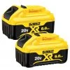 DeWALT DCB206-2 20V 6 Ah MAX XR Premium Lithium Ion Battery Pack - 2Pk 1 DeWALT DCB206-2 20V 6 Ah MAX XR Premium Lithium Ion Battery Pack - 2Pk