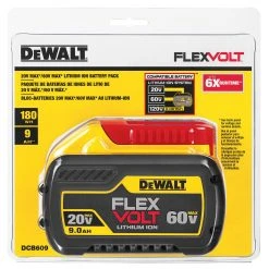 DeWALT DCB609 20/60V 9.0Ah MAX FLEXVOLT Lithium-Ion Battery