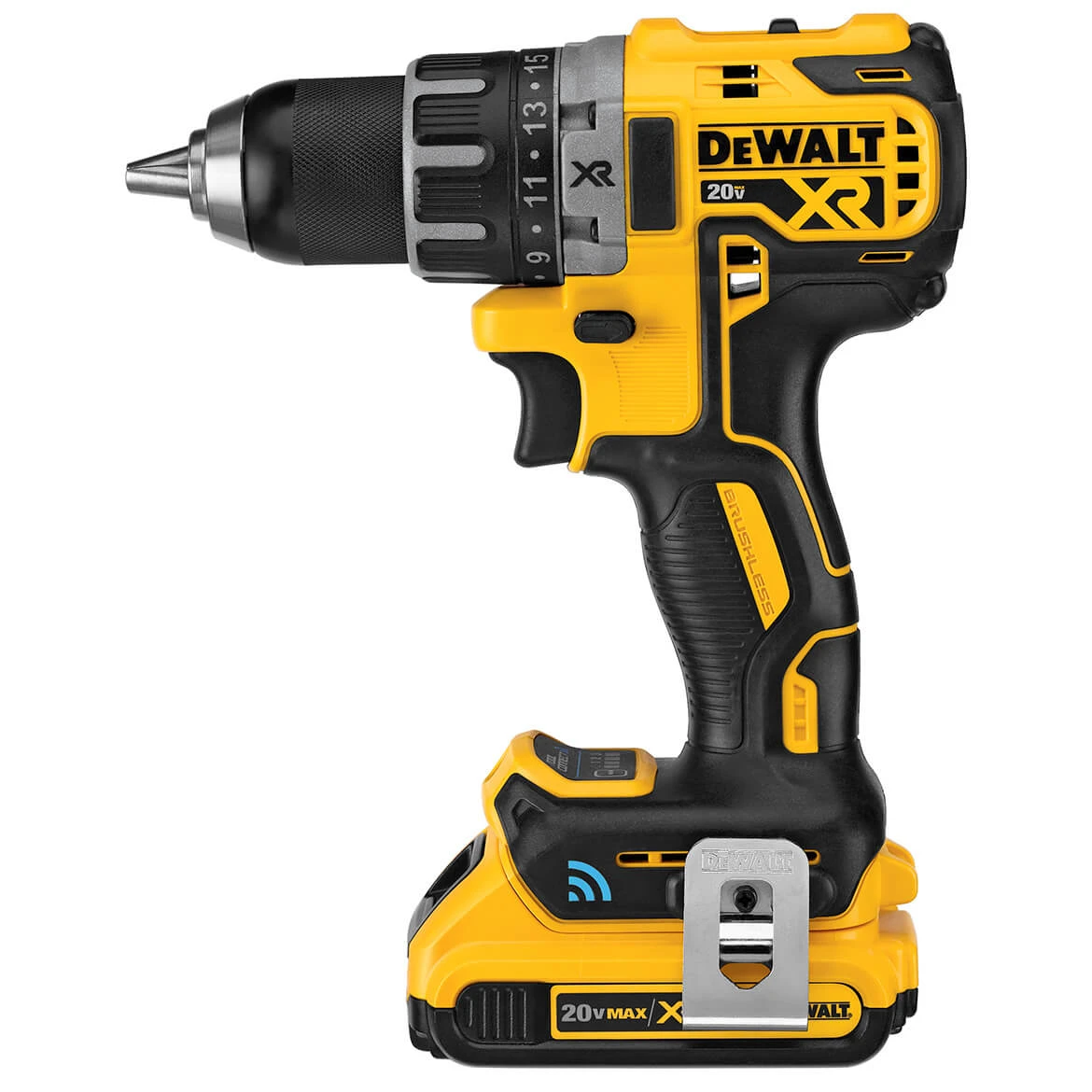 DeWALT DCD792D2 20V MAX XR Lithium-Ion Tool Connect Drill/Driver Kit | 20V Cordless Drill with 2 Batteries & Charger | Power Tools for Professionals 4 DeWALT DCD792D2 20V MAX XR Lithium-Ion Tool Connect Drill/Driver Kit Tools & Equipment