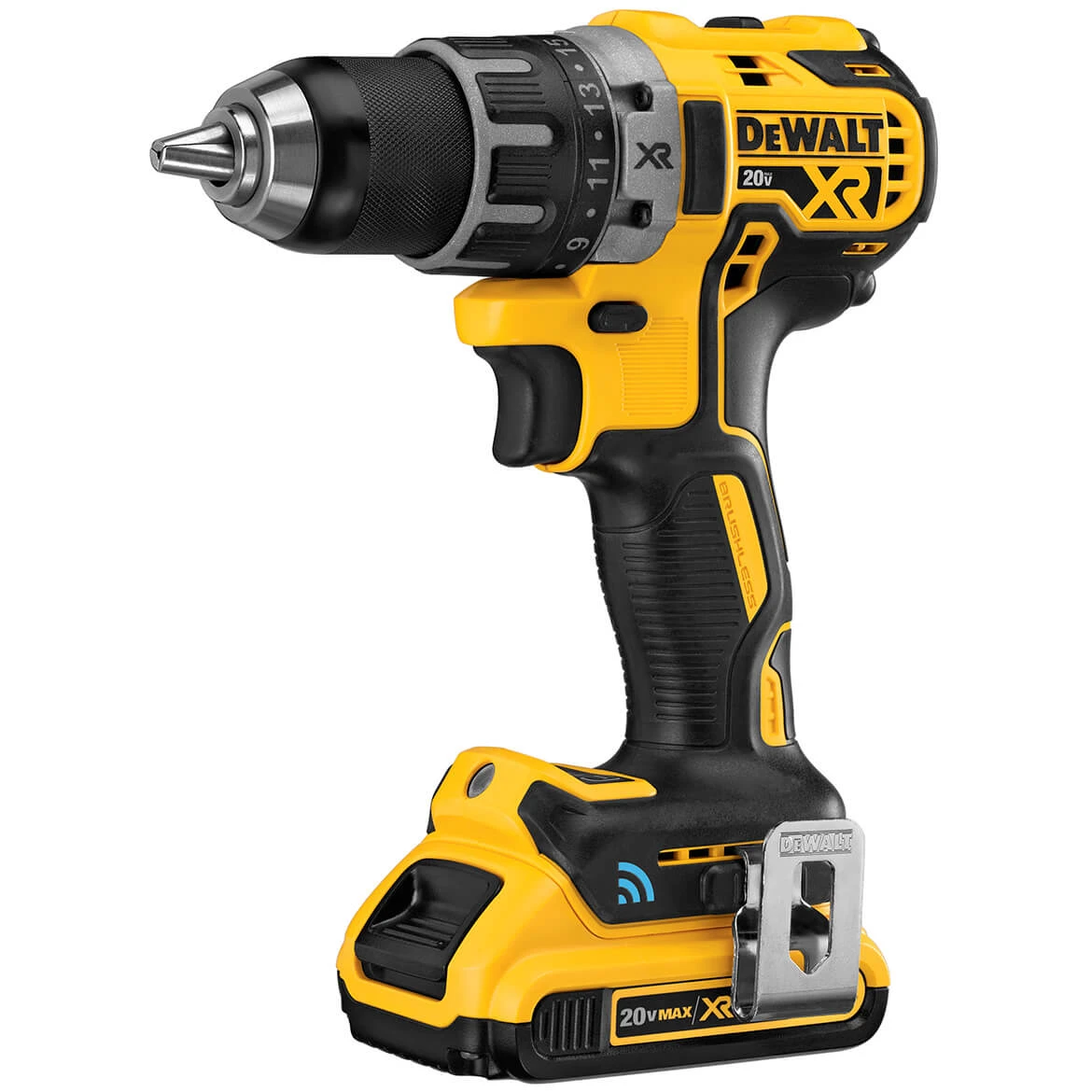DeWALT DCD792D2 20V MAX XR Lithium-Ion Tool Connect Drill/Driver Kit | 20V Cordless Drill with 2 Batteries & Charger | Power Tools for Professionals 5 DeWALT DCD792D2 20V MAX XR Lithium-Ion Tool Connect Drill/Driver Kit Tools & Equipment