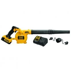 DeWALT DCE100M1 20V 100CFM Variable Speed Compact Jobsite Blower Kit