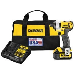 DeWALT DCF885L1 20V 1/4-Inch 1400 In-Lbs. Compact Cordless Impact Driver