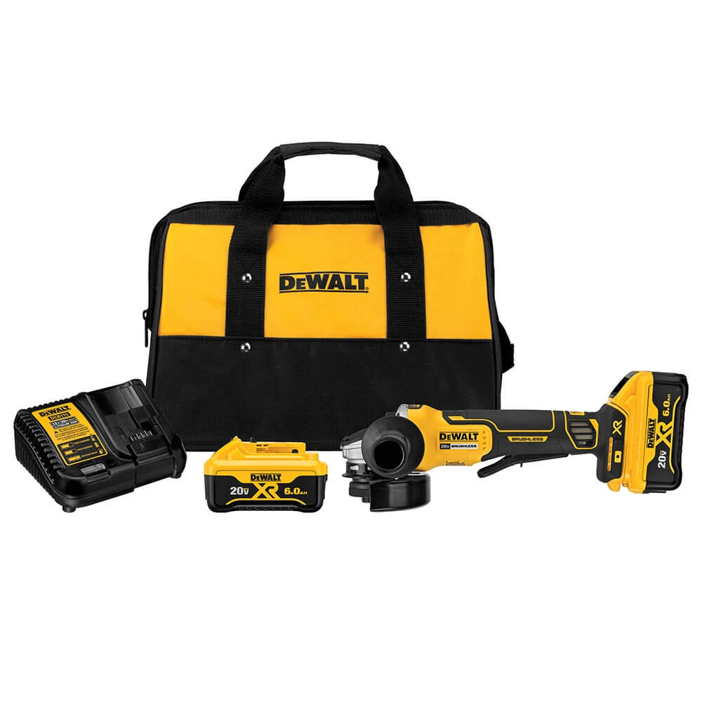 DeWALT DCG413R2 20V MAX XR 4-1/2-Inch Cordless Brushless Angle Grinder Kit 3 DeWALT DCG413R2 20V MAX XR 4-1/2-Inch Cordless Brushless Angle Grinder Kit