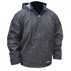 Tools & Equipment DeWALT DCHJ076ABD1-XL 20V Heated Heavy Duty Work Coat Kit Black XL