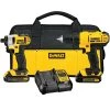 DeWALT DCK240C2 20V Compact Drill Driver/Impact Driver Combo Kit Tools & Equipment 1 DeWALT DCK240C2 20V Compact Drill Driver/Impact Driver Combo Kit Tools & Equipment