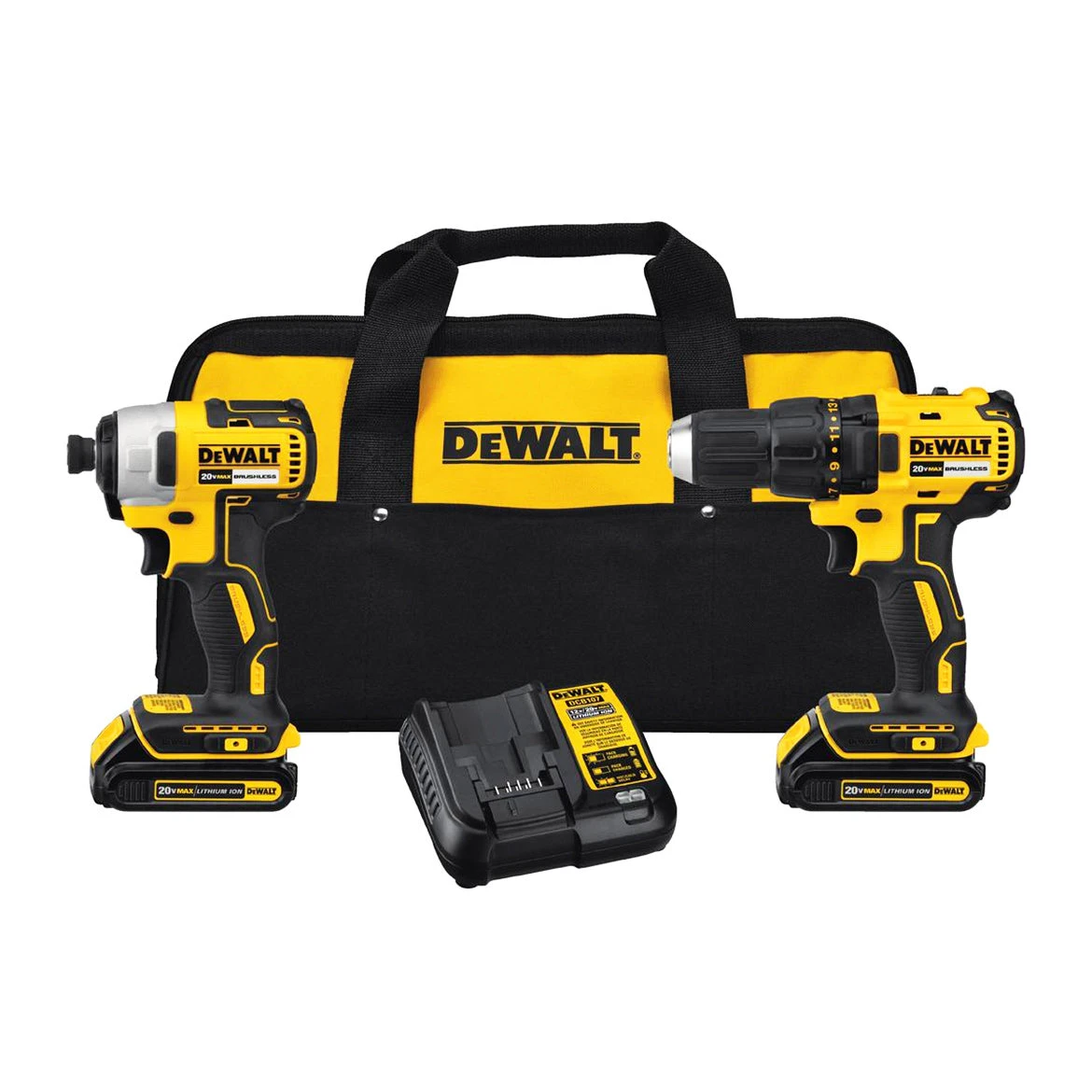 Tools & Equipment DeWALT DCK277C2 20V Drill And Impact Driver Combo Kit 3 Tools & Equipment DeWALT DCK277C2 20V Drill And Impact Driver Combo Kit
