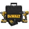 DeWALT DCK299P2 20V Lithium-Ion Hammerdrill And Impact Driver Combo Kit