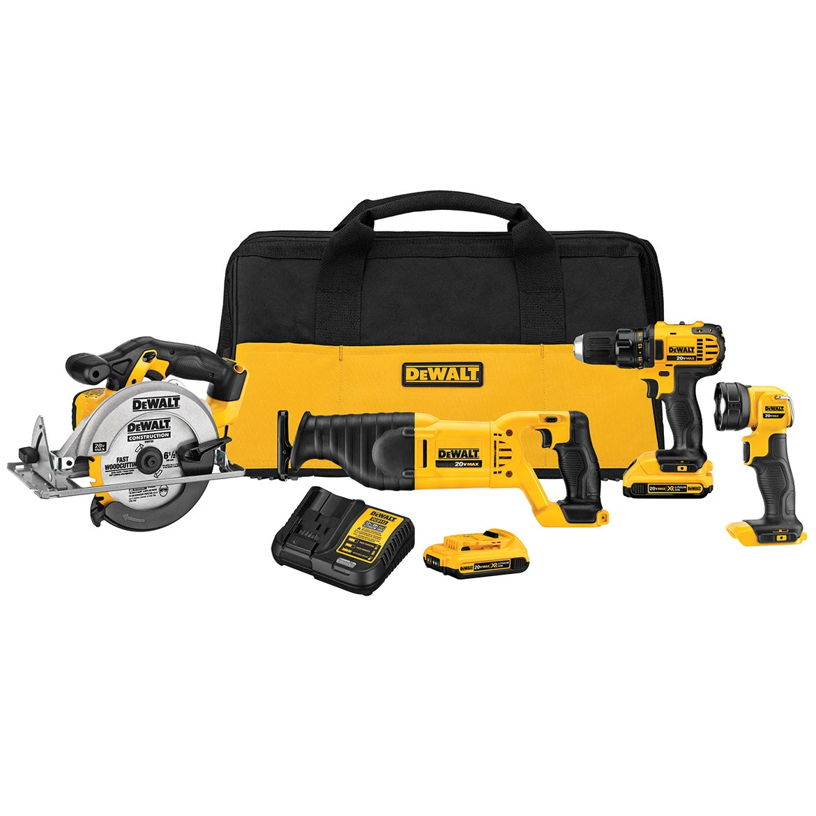 DeWALT DCK423D2 20V 4-Tool Max Compact Lithium-Ion Combo Kit 3 DeWALT DCK423D2 20V 4-Tool Max Compact Lithium-Ion Combo Kit