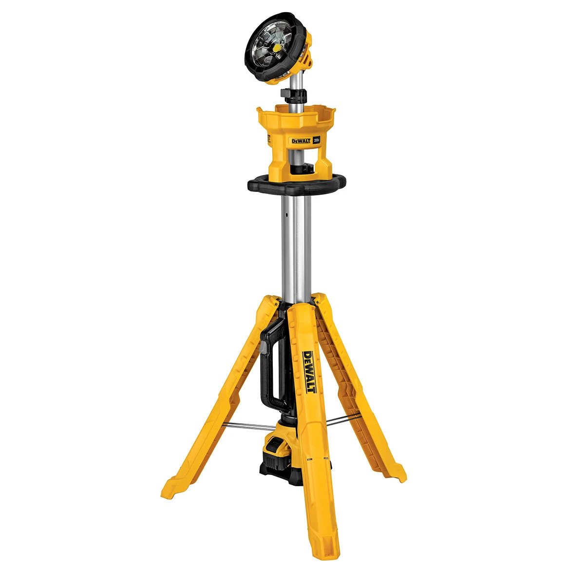 DeWALT DCL079R1 20V MAX 6Ah Heavy Duty Cordless LED Tripod Light Kit Tools & Equipment 4 DeWALT DCL079R1 20V MAX 6Ah Heavy Duty Cordless LED Tripod Light Kit Tools & Equipment