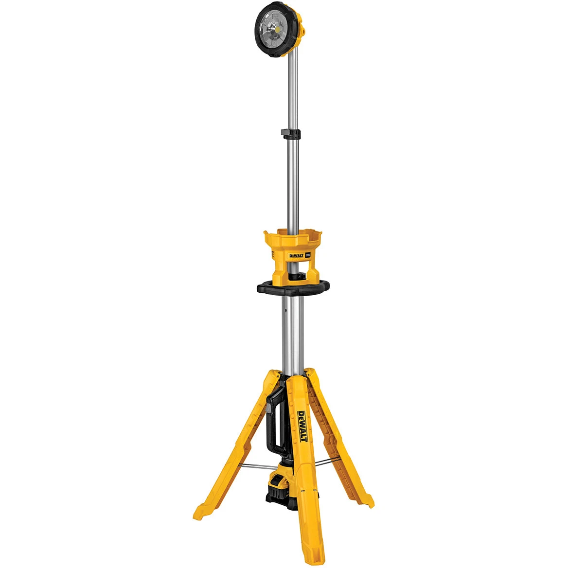 DeWALT DCL079R1 20V MAX 6Ah Heavy Duty Cordless LED Tripod Light Kit Tools & Equipment 5 DeWALT DCL079R1 20V MAX 6Ah Heavy Duty Cordless LED Tripod Light Kit Tools & Equipment