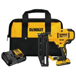 Tools & Equipment DeWALT DCN662D1 20V MAX XR 16-Gauge 2.0Ah Cordless Straight Finish Nailer Kit