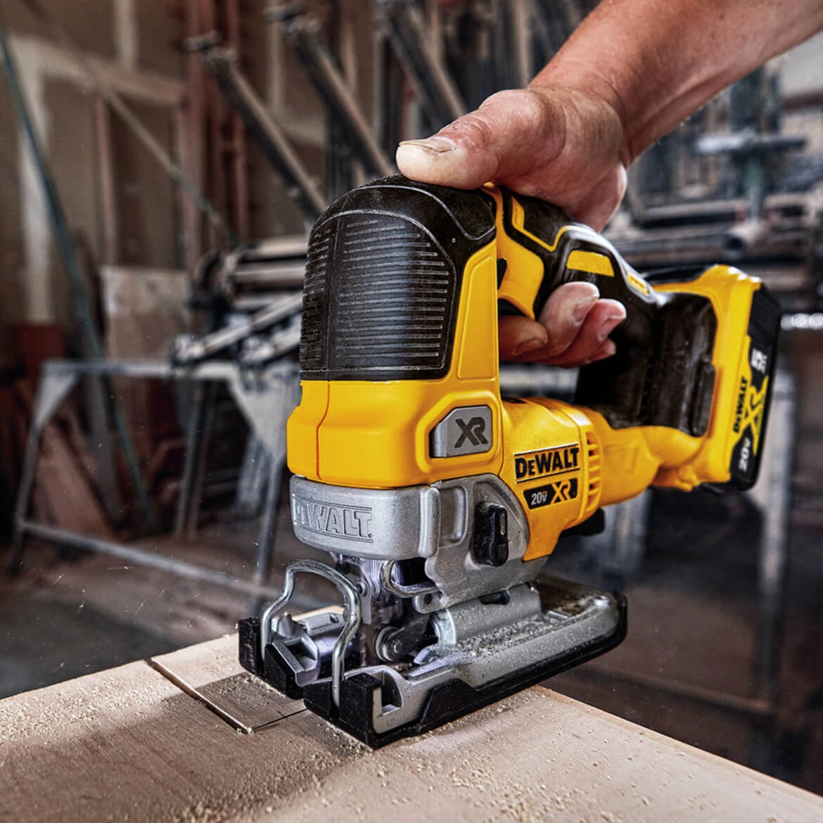 Tools & Equipment DeWALT DCS334P1 20V 5.0Ah 4-Position Orbital Action Brushless Jig Saw Kit 9 Tools & Equipment DeWALT DCS334P1 20V 5.0Ah 4-Position Orbital Action Brushless Jig Saw Kit
