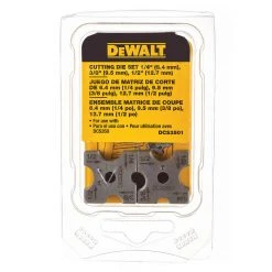 DeWALT DCS3501 1/4-Inch, 3/8-Inch, 1/2-Inch Replacement Cutting Die Set Tools & Equipment