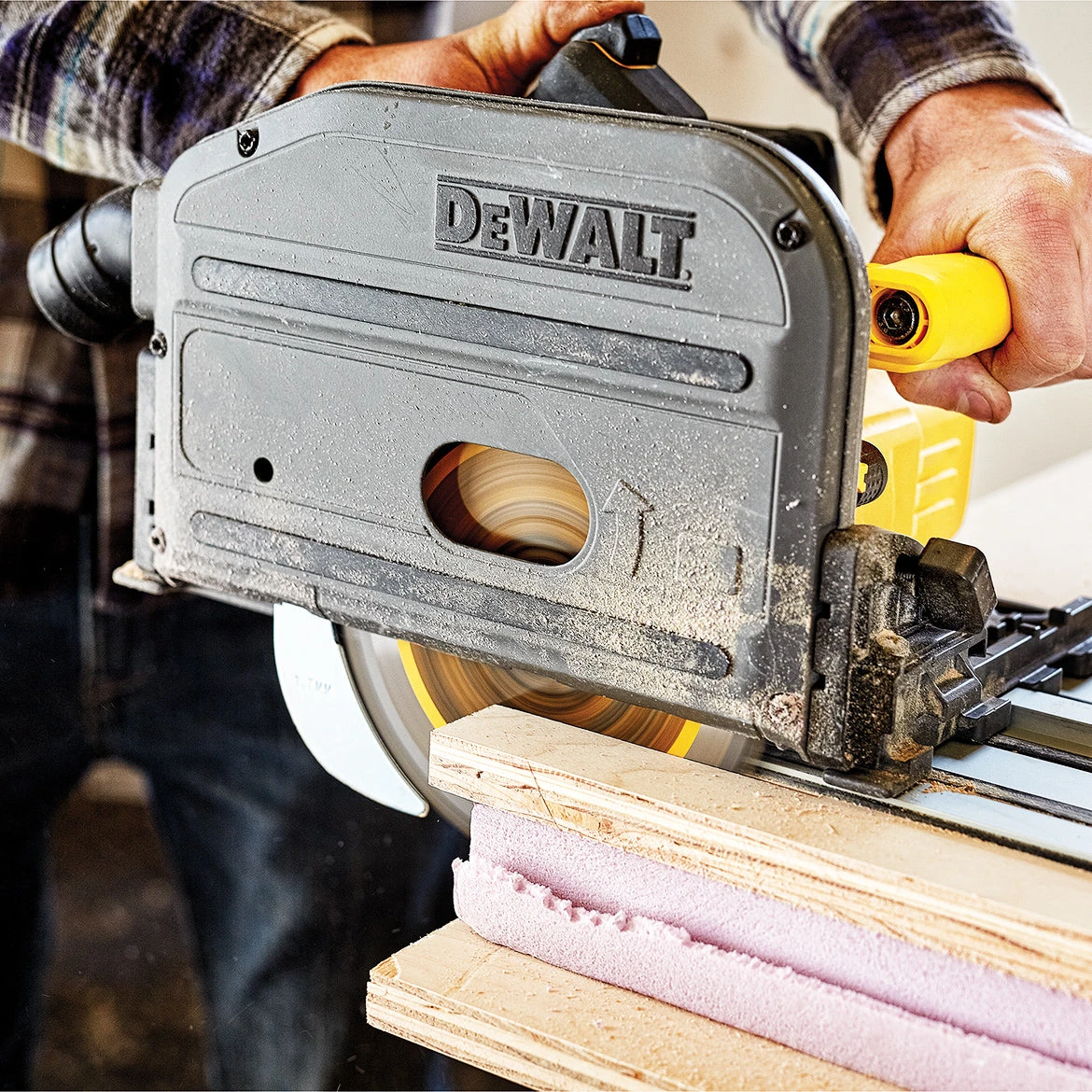 Tools & Equipment DeWALT DCS520B 60V 6-1/2" Li-Ion Anti-Kickback Cordless Track Saw - Bare Tool 7 Tools & Equipment DeWALT DCS520B 60V 6-1/2" Li-Ion Anti-Kickback Cordless Track Saw - Bare Tool
