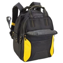 DeWALT DGCL33 33-Pocket Lighted Dual Port USB Charging Tool Backpack Tools & Equipment