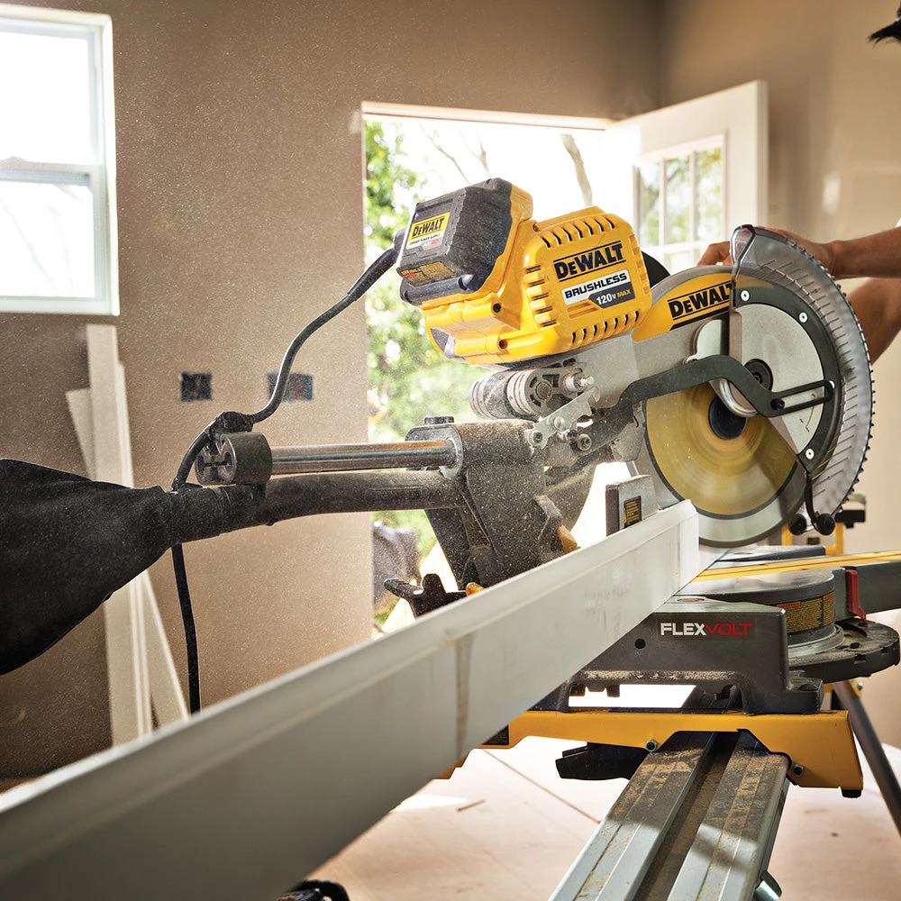 DeWALT DHS790AB 120V FLEXVOLT 12-Inch Sliding Miter Saw - Bare Tool | Precision Cutting Power Tool 9 Tools & Equipment DeWALT DHS790AB 120V FLEXVOLT 12-Inch Sliding Miter Saw - Bare Tool