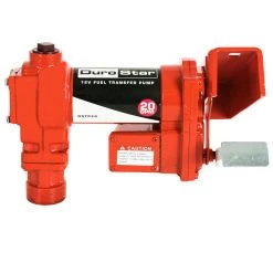 DuroStar DSTP20 12-Volt 20-Gpm Ball Bearing Cast Iron Fuel Transfer Pump Lawn & Outdoor Power