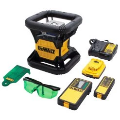 DeWALT DW079LG 20V 2000 Foot Range Crodless Self Leveling Green Rotary Laser Tools & Equipment