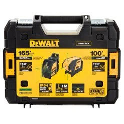 DeWALT DW0883CG 150-Foot Locking Pendulum Green Line And Spot Laser Combo Kit