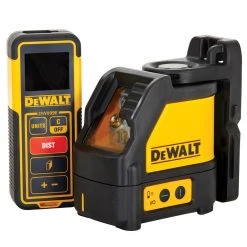 DeWALT DW0889CG 100-Foot Cross Line Laser Level And Distance Measurer Combo Kit Tools & Equipment