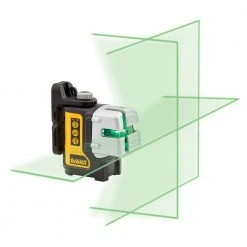 DeWALT DW089CG 3-Way IP54 Green Beam Self-Leveling Multi Line Laser Level